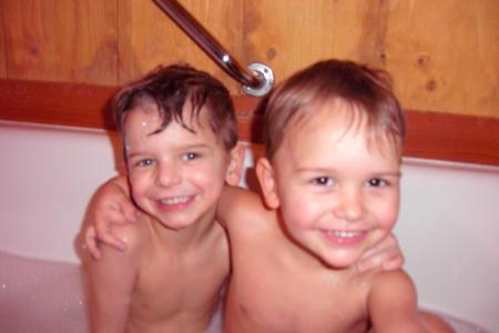 Benjamin et son cousin, Thibaut !