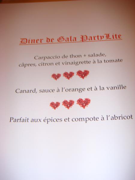 Dîner de gala !