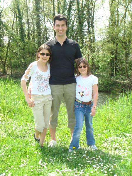 Marine, Anas et leur papa !