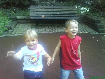 Benjamin et Thibaut, mon neveu au zoo !